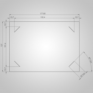 6 x 4 Photo Holder Overprinting