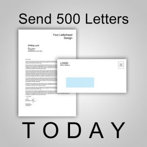Send 500 Letters TODAY