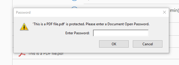pdf files password protected remove